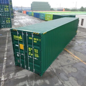 Contentor marítimo verde de 40 pés High Cube - novo