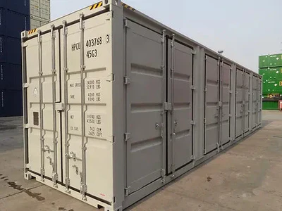 CONTENEDOR MARÍTIMO DE 40 PÉS HC COM 4 PORTAS LATERAIS - NOVE